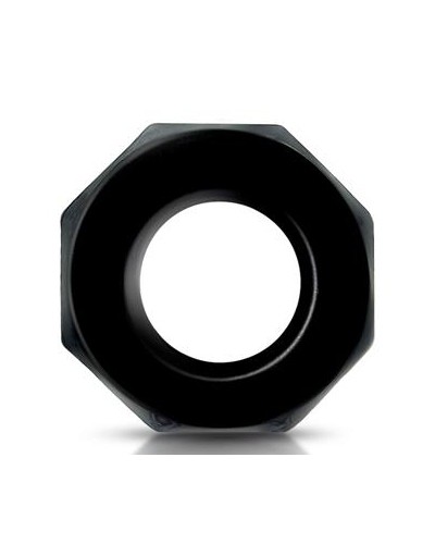 Cockring souple Polygon Noir