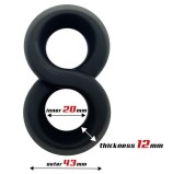 Ballstretcher souple Doble Rings Noir Ballstretcher souple Doble Rings Noir