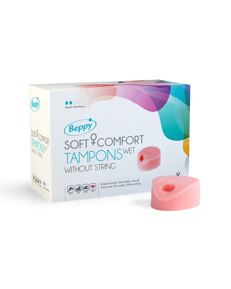 Beppy - Wet Tampons - Boite de 8 Beppy - Wet Tampons - Boite de 8