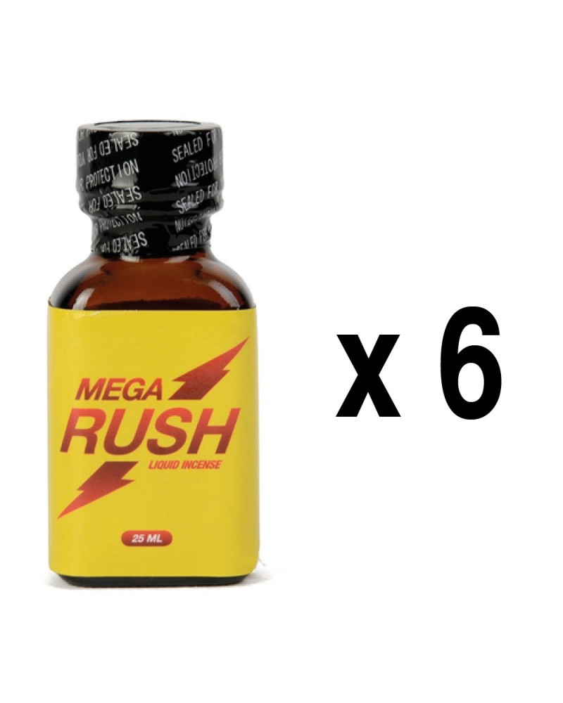 Poppers Mega Rush 25mL x6