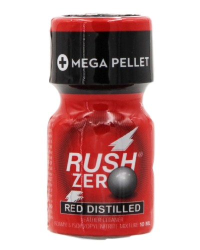 Poppers RUSH ZERO Red Distilled 10mL