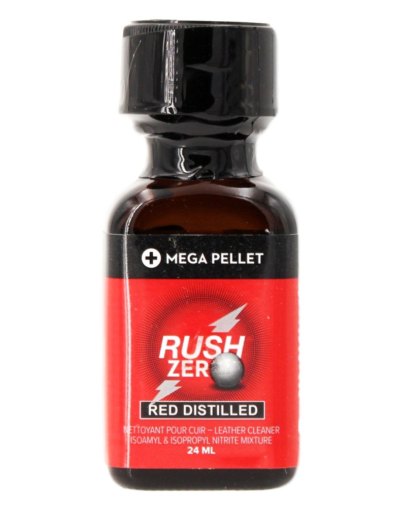 Poppers Rush Zero Red Distilled 24mL