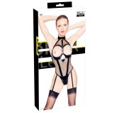 Body Porte-Jarretelles VINYL BODY RESILLE Noir