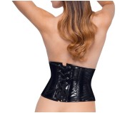 Corset VINYL WAIST CINCHER Noir