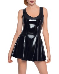 Jupe Vinyl Skirt Noire