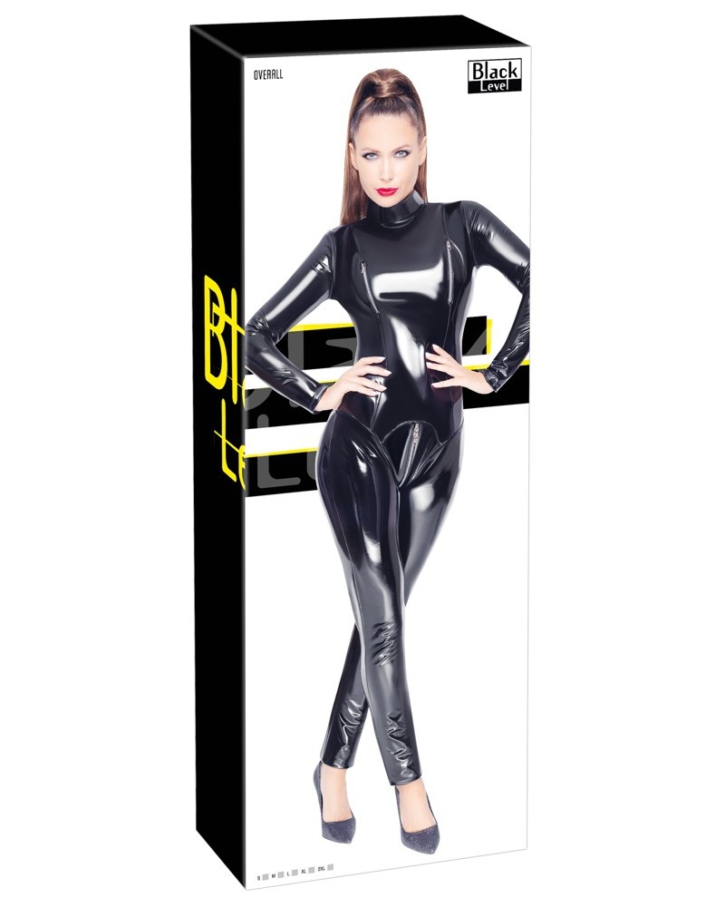 Combinaison Vinyl Overall Noire