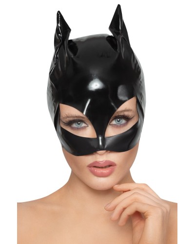 Masque Chat en Vinyle Cat Mask Noir