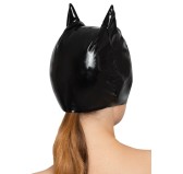 Masque Chat en Vinyle Cat Mask Noir