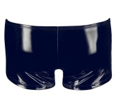 Boxer BIKER Effet Vinyle Noir