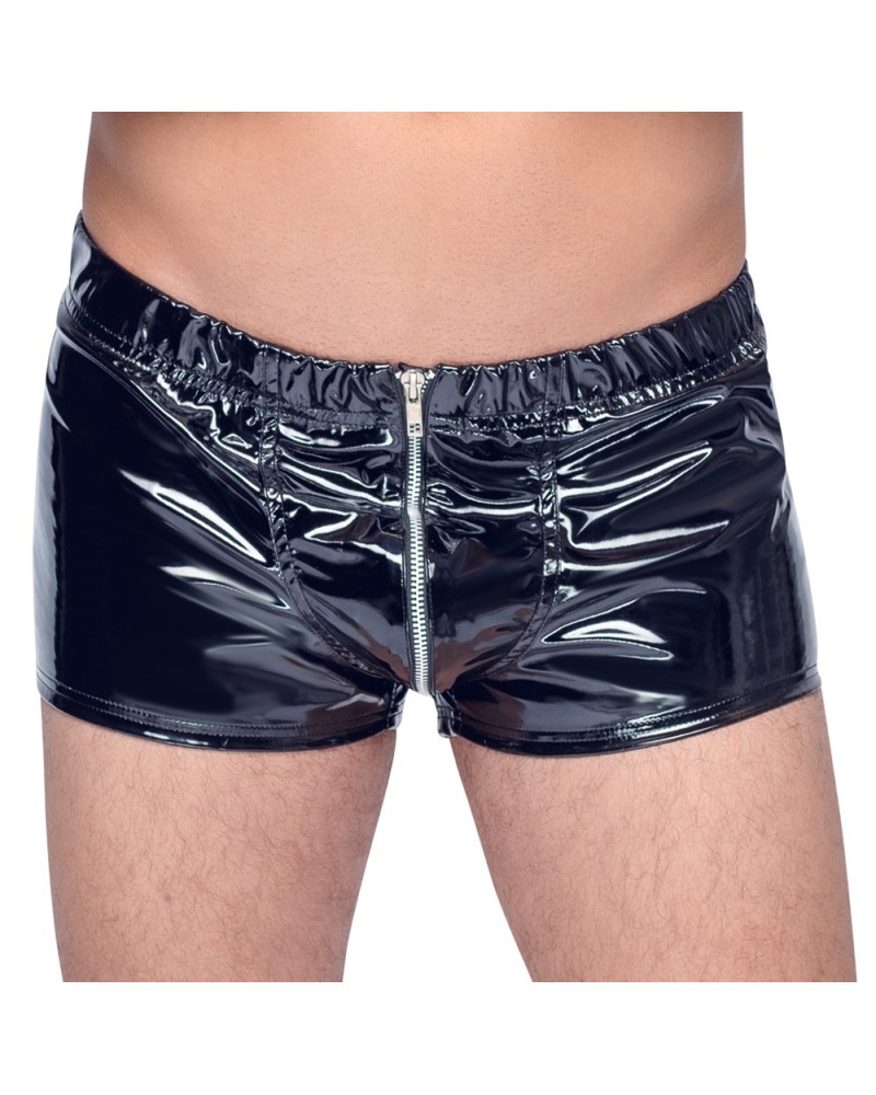 Boxer Short VINYL ZIP Noir