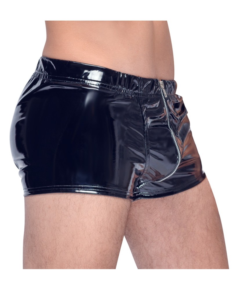 Boxer Short VINYL ZIP Noir