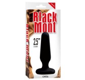 Plug Silicone Black Mont 6.5 x 2.2 cm