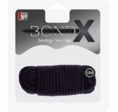 Corde Bondage Fine 10 m Noir