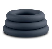 Set de 3 cockrings Boners Silicone 9mm