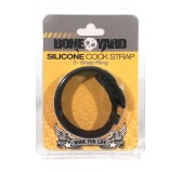 Cock Strap en silicone Noir