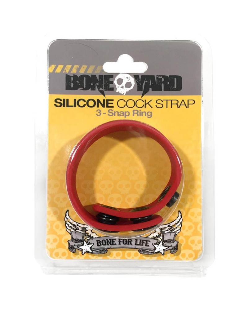 Cock strap en silicone Rouge