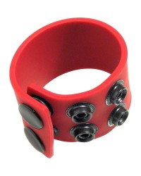 Cock Strap en silicone Noir