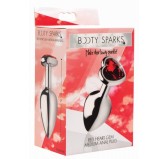Plug bijou Heart Gem Rouge 7 x 3.4 cm Plug bijou Heart Gem Rouge 7 x 3.4 cm