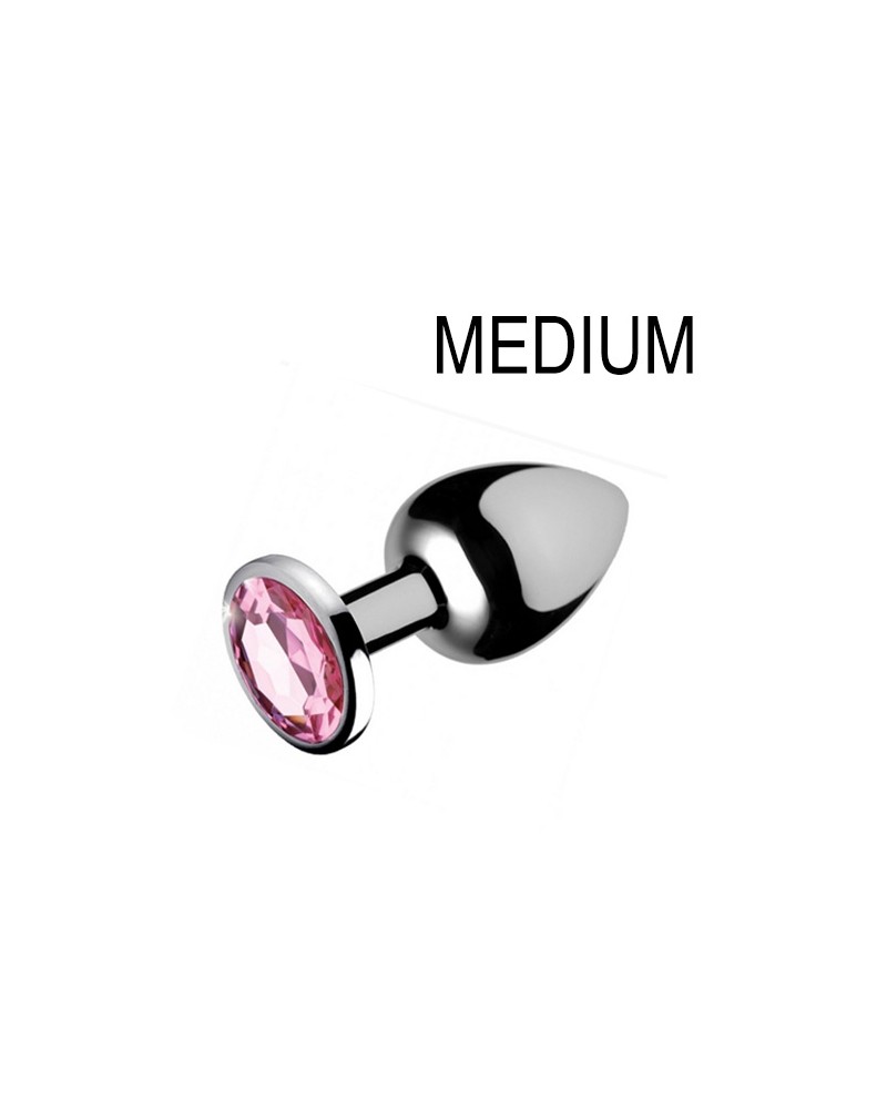 Plug bijou Gem Rose 7 x 3.4 cm Plug bijou Gem Rose 7 x 3.4 cm