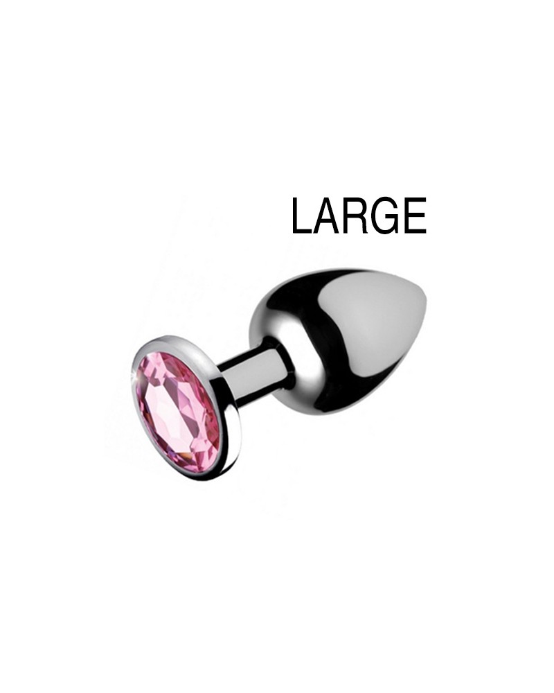 Plug bijou Gem Rose 8 x 4 cm Plug bijou Gem Rose 8 x 4 cm