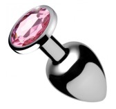 Plug bijou Gem Rose 8 x 4 cm Plug bijou Gem Rose 8 x 4 cm