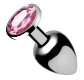 Plug bijou Gem Rose 8 x 4 cm