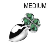 Plug bijou Lucky Gem Trèfle 7.5 x 3.2 cm Plug bijou Lucky Gem Trèfle 7.5 x 3.2 cm