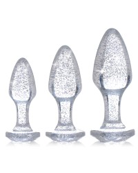 Lot de 3 plugs Scintilly Rose