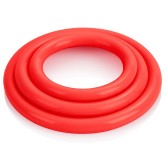 Tri-Rings Cockring Rouge