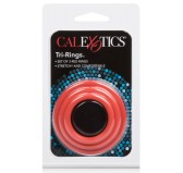 Tri-Rings Cockring Rouge