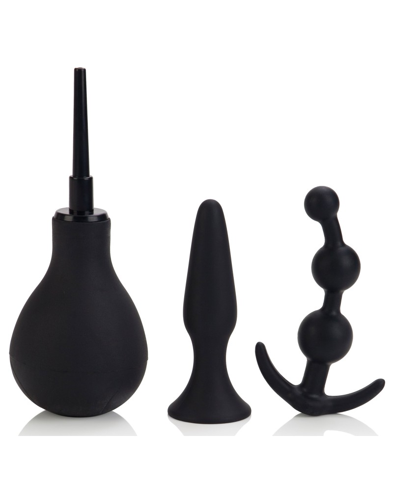 Kit Explorer Plairi Anal - Poire de lavement + plugs Kit Explorer Plairi Anal - Poire de lavement + plugs