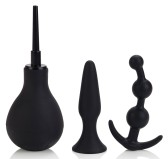 Kit Explorer Plairi Anal - Poire de lavement + plugs