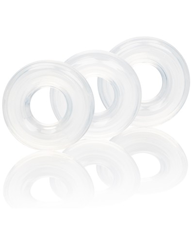 Lot de 3 cockrings souples Stacker 20mm