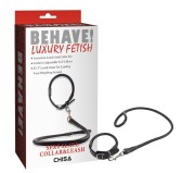 Collier et Laisse Behave Luxury Fetish 1M