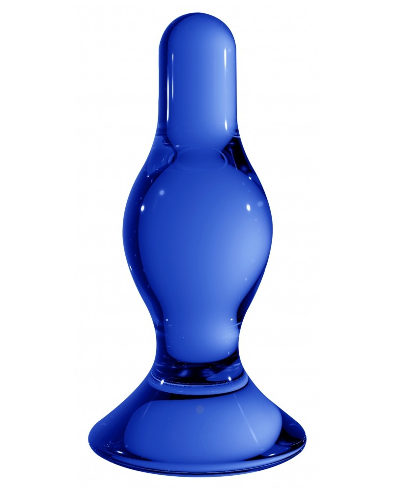 Plug en verre Classy Bleu 10 x 3.8cm