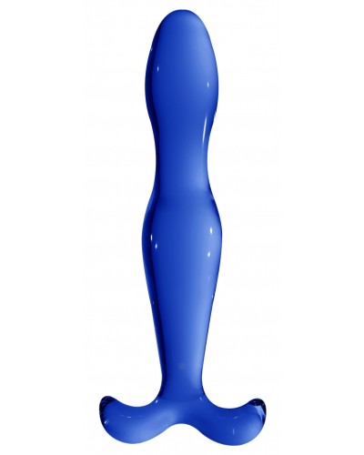 Plug en verre Elegance Bleu 15 x 3.4cm