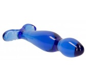 Plug en verre Elegance Bleu 15 x 3.4cm