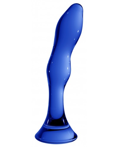 Gode en verre Gallant Bleu 16 x 3.4cm