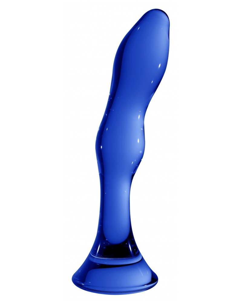 Gode en verre Gallant Bleu 16 x 3.4cm
