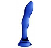 Gode en verre Gallant Bleu 16 x 3.4cm