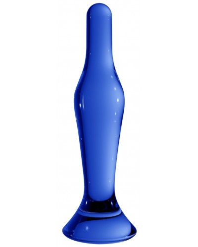 Plug en verre Flask Bleu 15 x 3.7cm