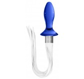 Plug en verre Tail Bleu 9 x 3.5cm