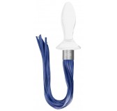 Plug en verre Tail Blanc 9 x 3.5cm