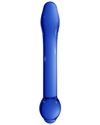 Plug en verre Treasure Bleu 18 x 3.5cm