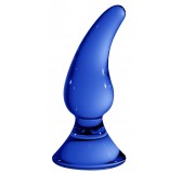 Plug en verre Genius Bleu 9 x 3.8cm