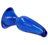 Plug en verre Genius Bleu 9 x 3.8cm